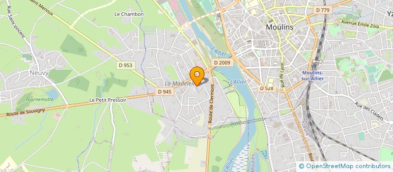 localisation de l'entreprise FEDER COEURS VAIL AMES VAIL à MOULINS