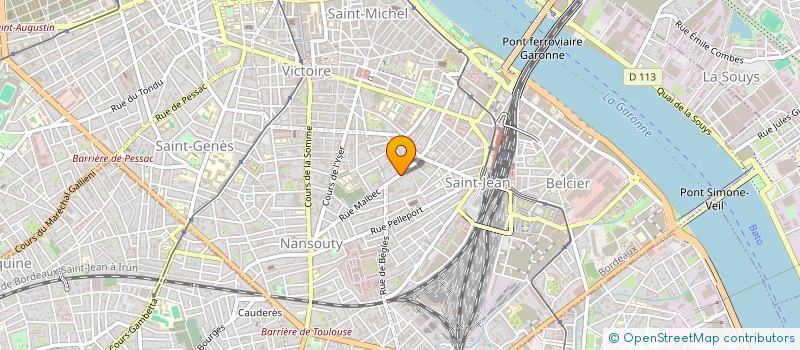 localisation de l'entreprise FEDER COMPAGNONNIQUE BATIMENT à BORDEAUX
