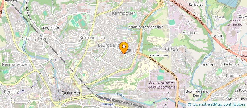 localisation de l'entreprise FEDER CRAM BRETAG CPAM SUD-FINISTERE à QUIMPER