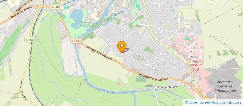 localisation de l'entreprise FEDER DEP AIDE DOMICILE MILIEU RURAL à VERDUN