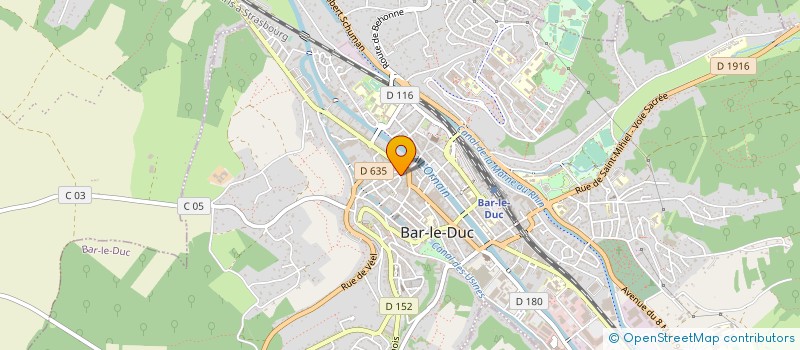 localisation de l'entreprise FEDER DEP ELUS SOCIALISTES REPUB MEUSE à BAR-LE-DUC