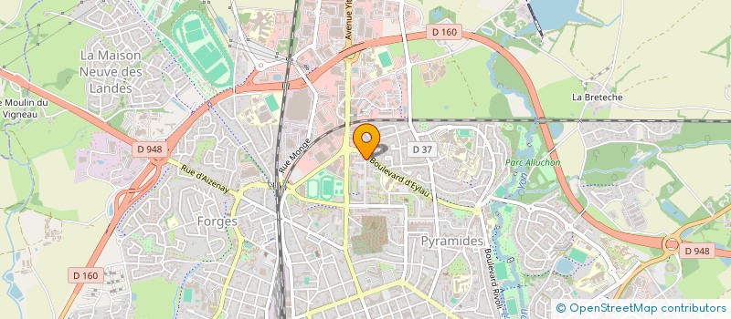 localisation de l'entreprise FEDER DEP INDUSTRIE HOTELIERE DE VENDEE à LA ROCHE-SUR-YON