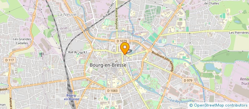 localisation de l'entreprise FEDER DEP SYND D' EXPLOITANTS AGRICOLES  BOURG-EN-BRESSE