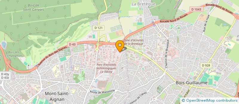 localisation de l'entreprise FEDER DEP SYND PATRONAUX BAT à MONT-SAINT-AIGNAN