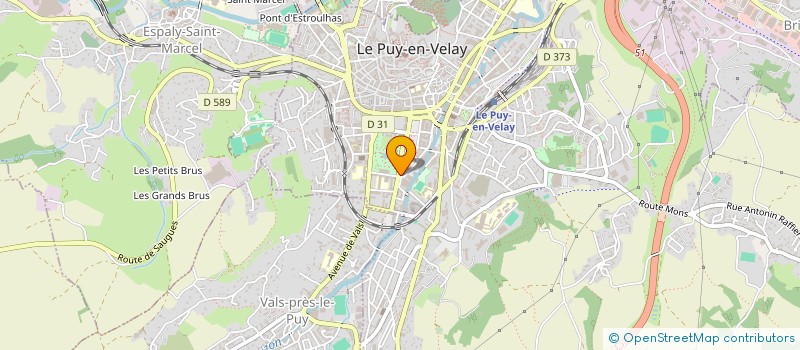 localisation de l'entreprise FEDER DEPAR BATIM TRAVA PUBLI HTE-LOIRE  LE PUY-EN-VELAY