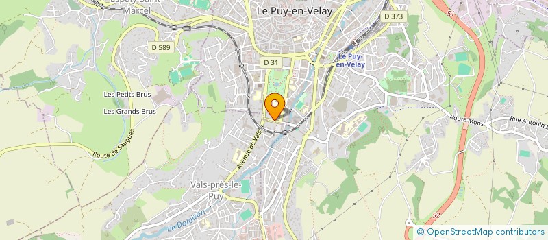 localisation de l'entreprise FEDER DEPART CLUBS DU 3EME AGE à LE PUY-EN-VELAY