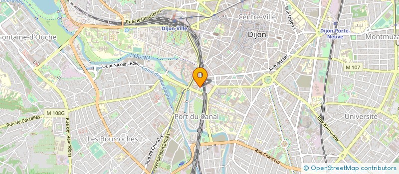 localisation de l'entreprise FEDER DEPART CTRE SOCIAUX SOCIO-CULT à DIJON