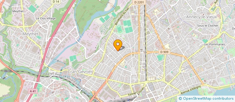 localisation de l'entreprise FEDER DEPART DES SYNDIC D'EXPLOIT AGRICO à ANNECY