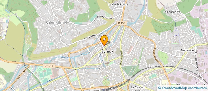 localisation de l'entreprise FEDER DEPART EURE FAMILLES DE FRANCE à EVREUX