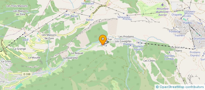 localisation de l'entreprise FEDER DEPART FAMILIALE RURALE HTE SAVOIE  MORZINE