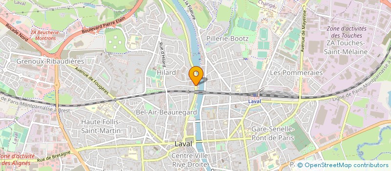 localisation de l'entreprise FEDER DEPART PARTI SOCIALISTE à LAVAL