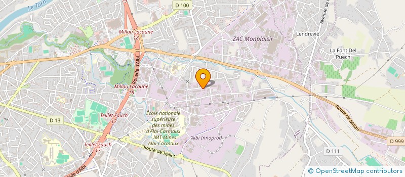 localisation de l'entreprise FEDER DEPART TRANSP ELEVE ENSEI PUBLIC à ALBI