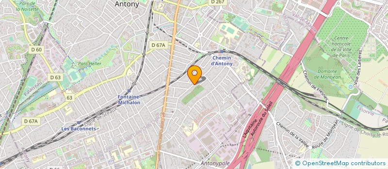 localisation de l'entreprise FEDER DEPT ASS FAMILIALES CATHOLIQUES 92 à ANTONY