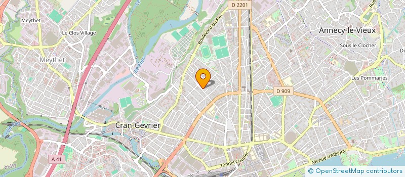 localisation de l'entreprise FEDER DEPT DES GROUPEMENTS DE DEFENSE CONTRE LA GRELE à ANNECY