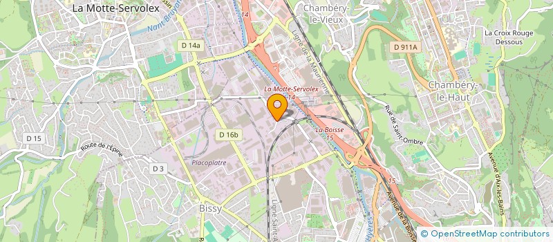 localisation de l'entreprise FEDER DES CENTRES SOCIAUX DES 2 SAVOIES à CHAMBERY