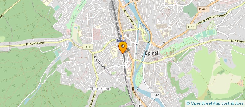 localisation de l'entreprise FEDER DEVELOPPE ACTION SANITAIRE SOCIALE à EPINAL