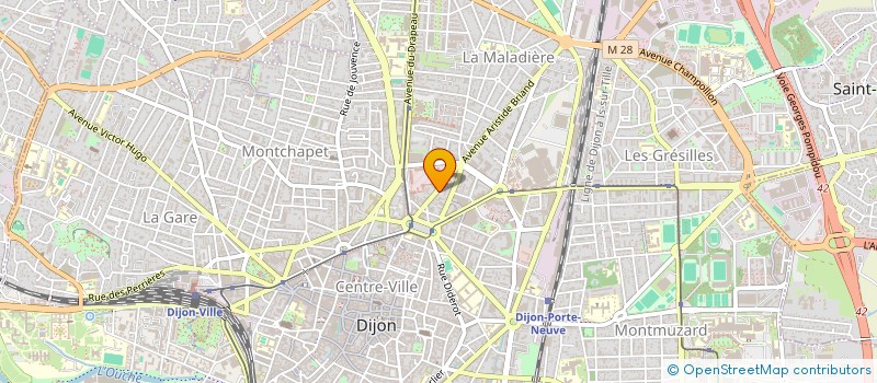 localisation de l'entreprise FEDER EDUCA NATION SECTION BOURGOGNE  DIJON