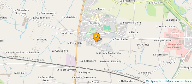 localisation de l'entreprise FEDER'ETRELLES  ETRELLES