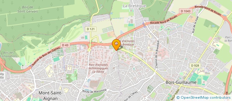 localisation de l'entreprise FEDER FR BATIMENT & TP ROUEN-DIEPPE à MONT-SAINT-AIGNAN