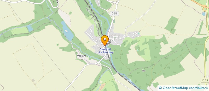 localisation de l'entreprise FEDER FR EDUCATION PHYSIQUE GYMNAS VOLON  SANTEUIL