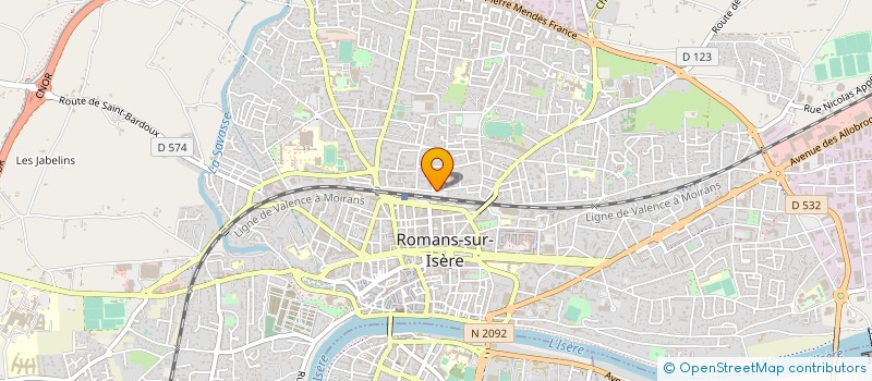 localisation de l'entreprise FEDER FR EXPRESSION CORPORELLE ZENKIRYU  ROMANS-SUR-ISERE