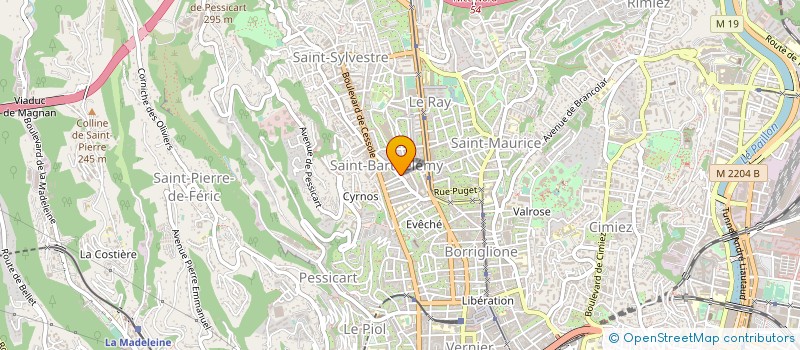 localisation de l'entreprise FEDER FRANC EDUCA PHYSI GYMNAS VOLONTAIR à NICE