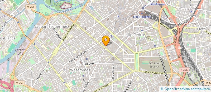 localisation de l'entreprise FEDER FRANC PROFESSION IMMOB COMMERCIAUX  LILLE