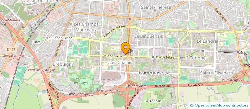 localisation de l'entreprise FEDER FRANC TRAMPOLI SPORTS ACROBATIQUES  RENNES