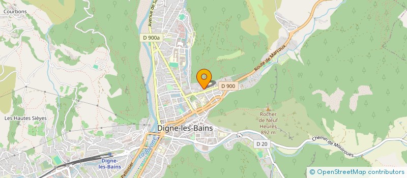 localisation de l'entreprise FEDER FRSE MEDAILLES JEUNESSE ET SPORTS à DIGNE-LES-BAINS