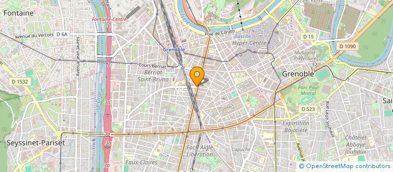localisation de l'entreprise FEDER FSE MOTARDS EN COLERE  GRENOBLE