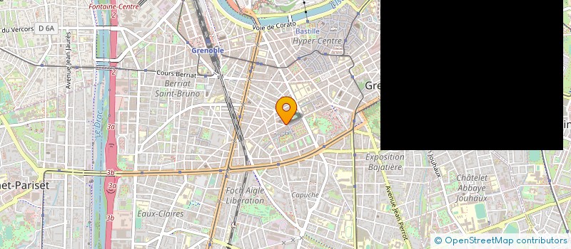 localisation de l'entreprise FEDER GENER METALLURGIE CFDT  GRENOBLE