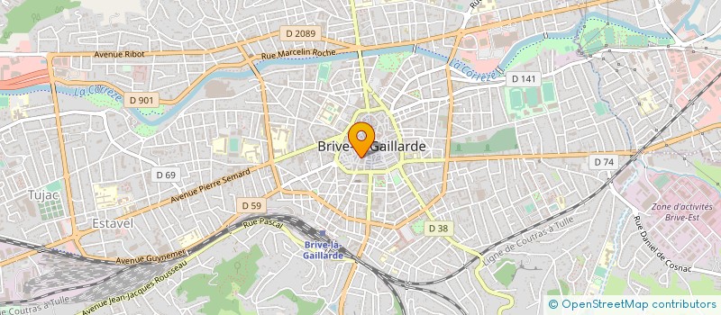 localisation de l'entreprise FEDER GROUPEM DEFENSE ENNEMIS CULTURE à BRIVE-LA-GAILLARDE