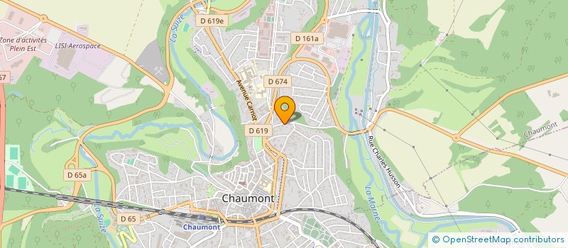 localisation de l'entreprise FEDER HAUTE MARNE PECHE PROTEC AQUATIQUE à CHAUMONT