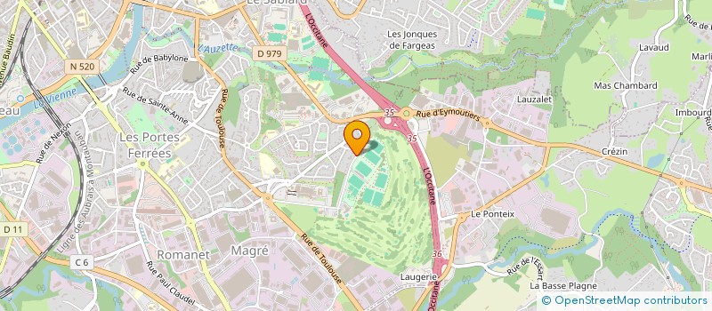 localisation de l'entreprise FEDER HTE-VIENNE PECHE PROTEC MILIEU AQU à LIMOGES
