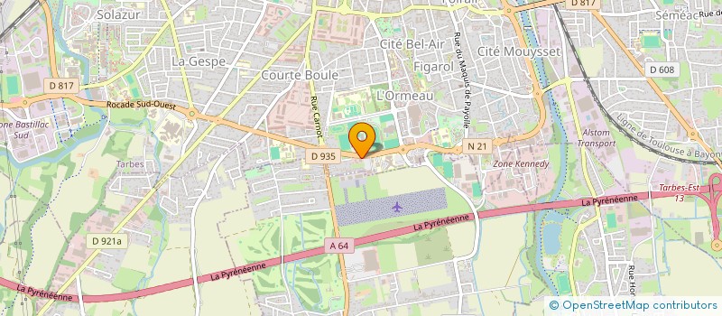 localisation de l'entreprise FEDER HTES PYR PECHE PROTECT MILIEU AQUA  TARBES