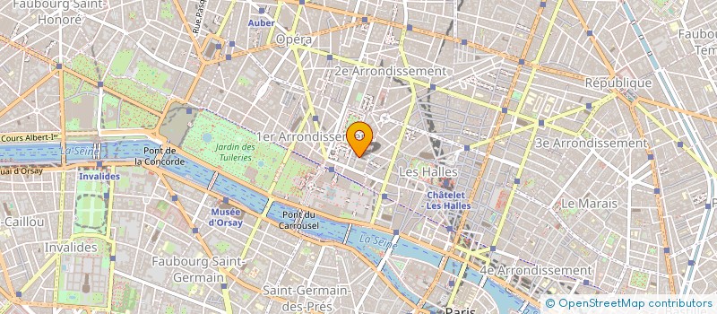 localisation de l'entreprise FEDER INDUST DE L HABILLEMEN  PARIS