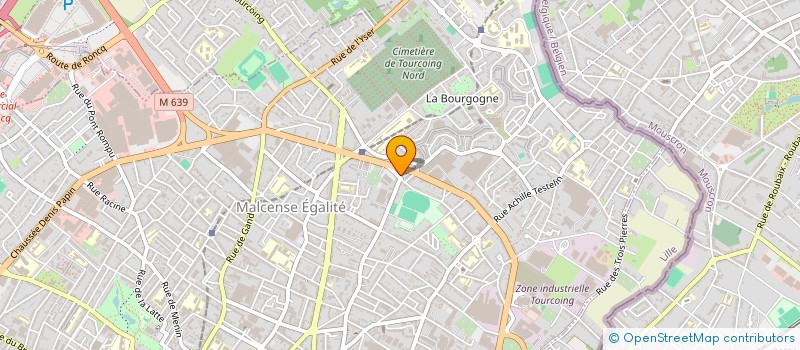 localisation de l'entreprise FEDER  J  TOURCOING