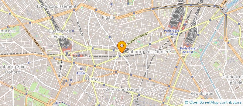 localisation de l'entreprise FEDER MAITRIS CADRE RESEAU NORD EST SNCF à PARIS