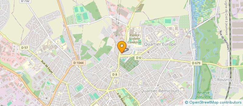 localisation de l'entreprise FEDER NAT ACCIDENTES TRAVAIL HANDICAPES à SAINT-QUENTIN