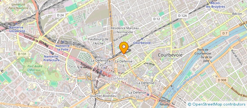 localisation de l'entreprise FEDER NAT CADRES SUPER ELECTRICITE GAZ à PUTEAUX