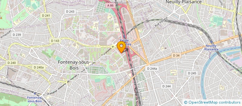 localisation de l'entreprise FEDER NAT COMMERCE REPARATION CYCLEMOTO à FONTENAY-SOUS-BOIS