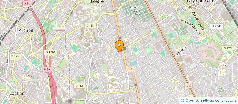 localisation de l'entreprise FEDER NAT OFFICE MUNICIP SPORT à VILLEJUIF