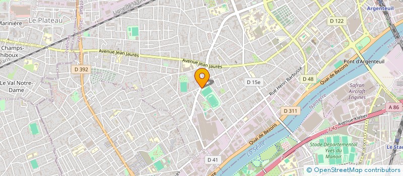 localisation de l'entreprise FEDER NAT TRAVAI PTT CGT SECT VAL D OISE à ARGENTEUIL
