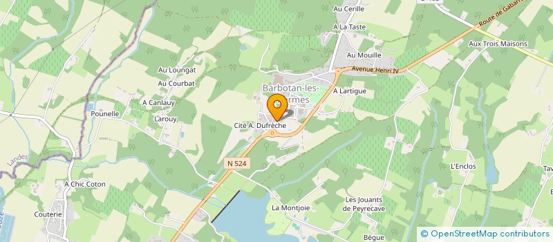 localisation de l'entreprise FEDER NATIO MEDEC STATI THERM SOLEIL  CAZAUBON