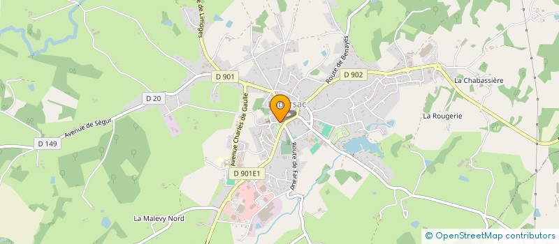 localisation de l'entreprise FEDER NATION ANCIENS COMBATTANTS EN AFN  LUBERSAC