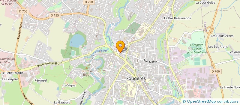 localisation de l'entreprise FEDER NATION MALADES INFIRMES à FOUGERES