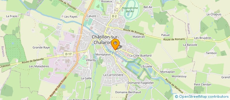 localisation de l'entreprise FEDER NATION MUTILES TRAVAIL à CHATILLON-SUR-CHALARONNE