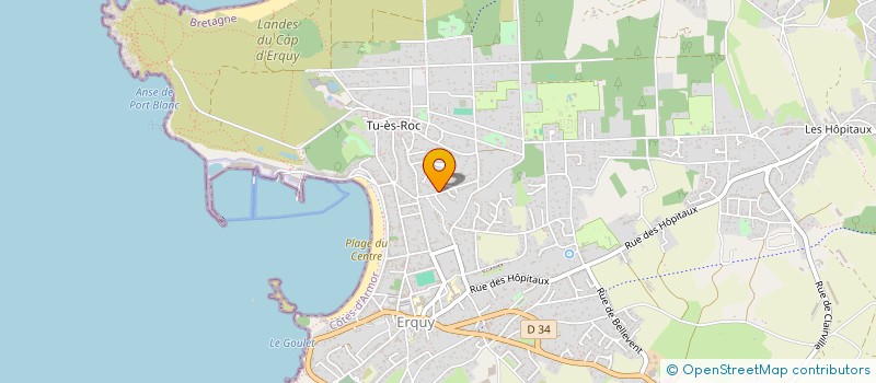 localisation de l'entreprise FEDER NATIONALE ANC COMBATTANT  ERQUY