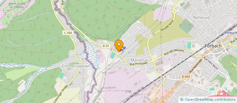 localisation de l'entreprise FEDER NATIONALE DES AMIS DE LA SANTE à FORBACH