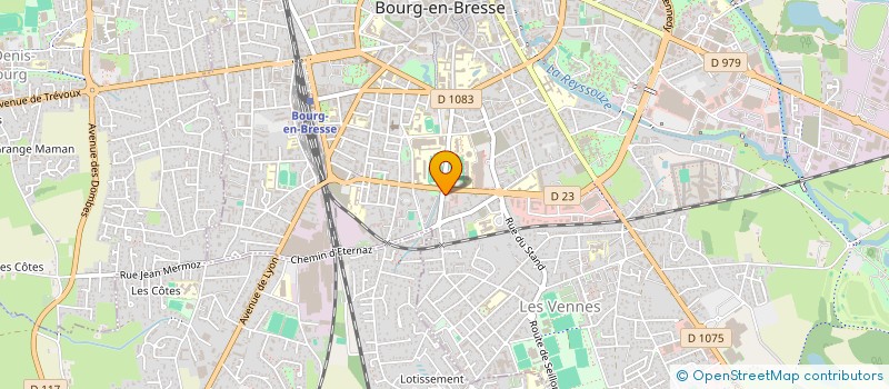 localisation de l'entreprise FEDER OEUVRES LAIQUES  BOURG-EN-BRESSE